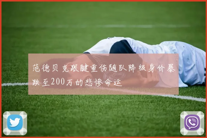 范德贝克跟腱重伤随队降级身价暴跌至200万的悲惨命运